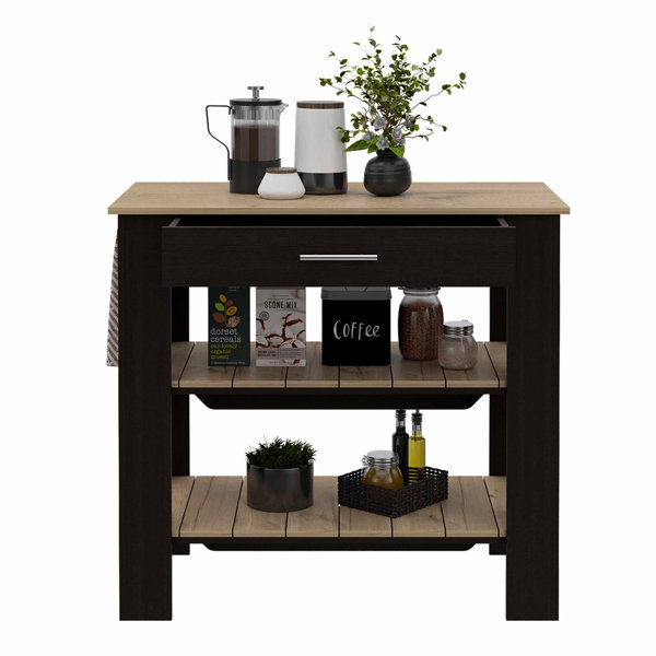 Latitude Run® Jewgenij 40'' Wide Rolling Kitchen Island Wayfair
